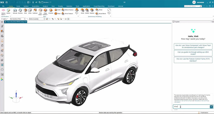將 AI 增強的 NX X 引入 Azure，以實現(xiàn)高級產(chǎn)品工程